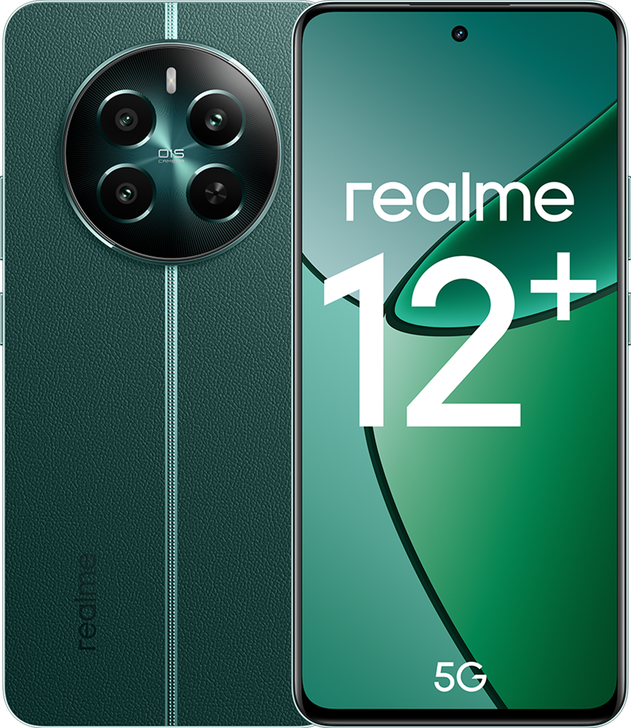 Смартфон realme 12+ 5G 8/256GB Green смартфон xiaomi 14 12 256gb jade green