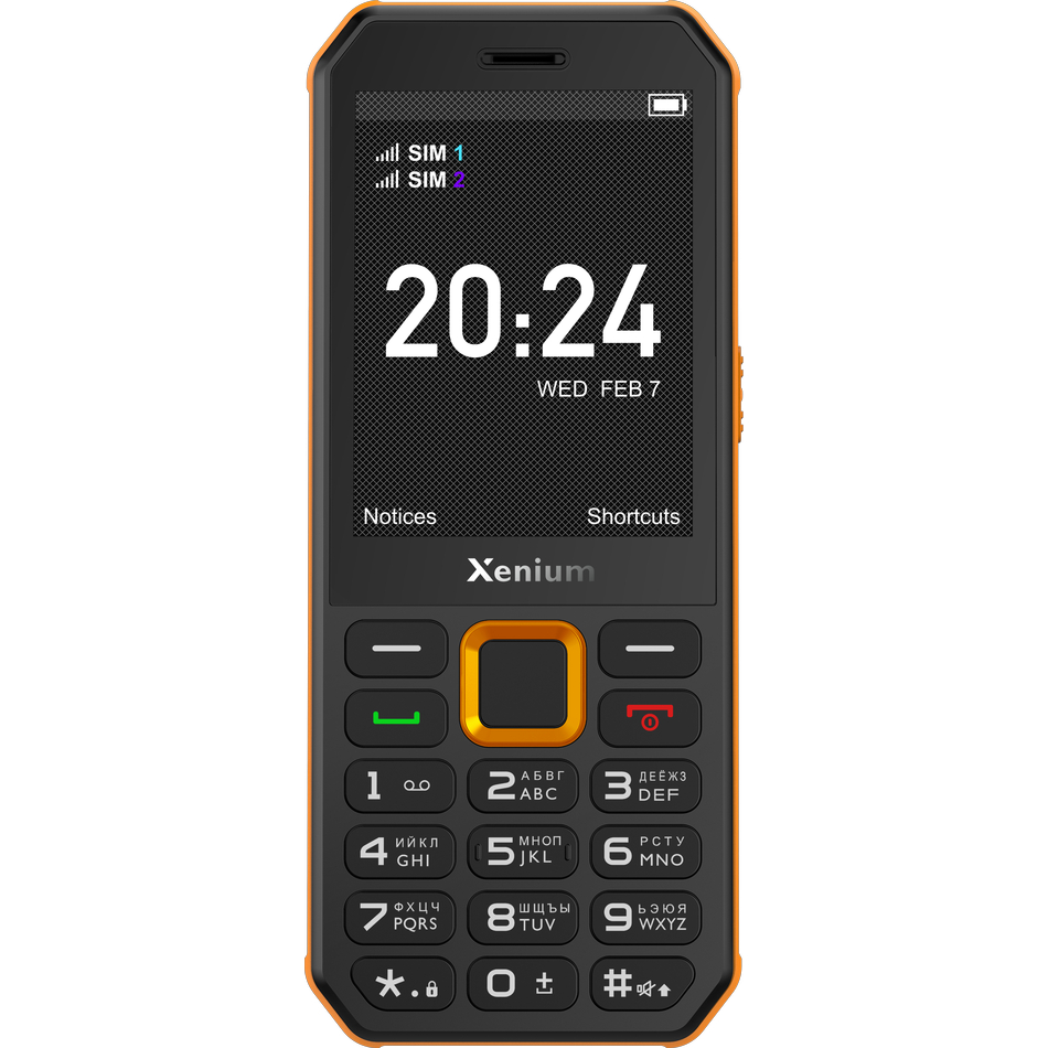 Мобильный телефон Xenium X300 Black/Orange