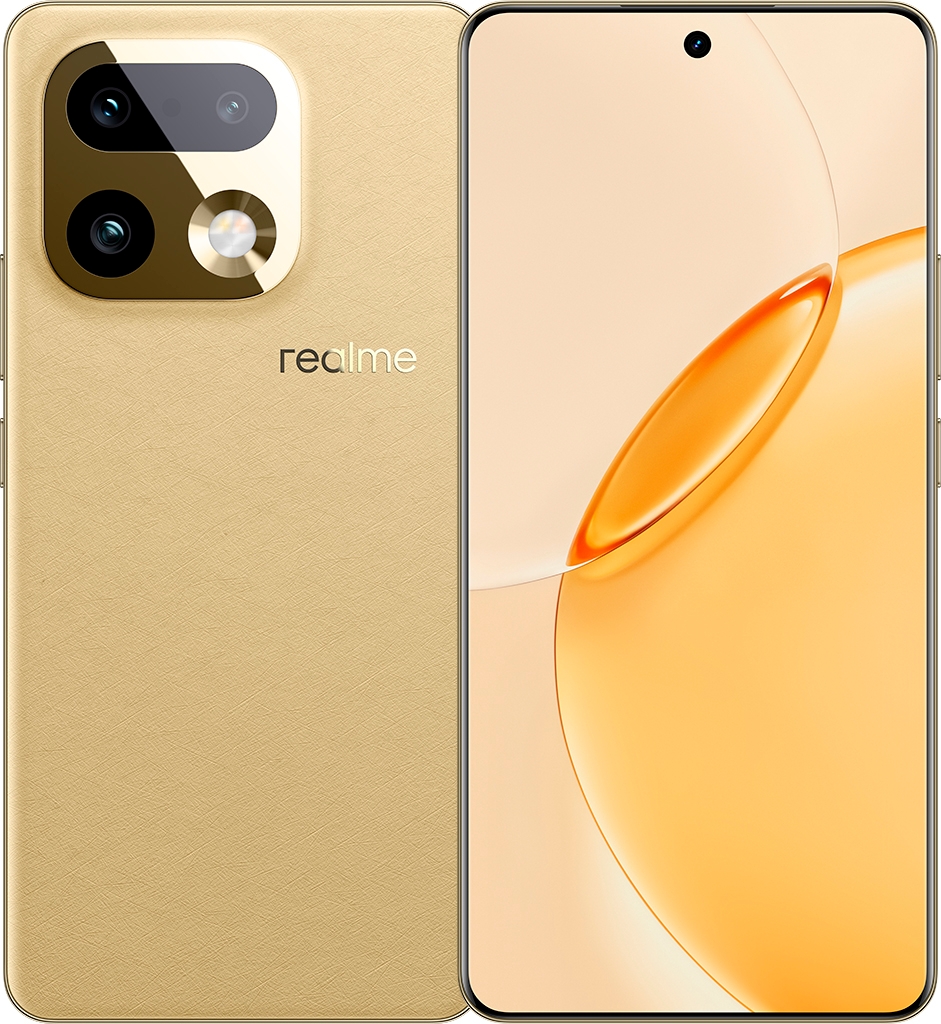 Смартфон realme 16 Pro+ 8/256 ГБ Золотистый
