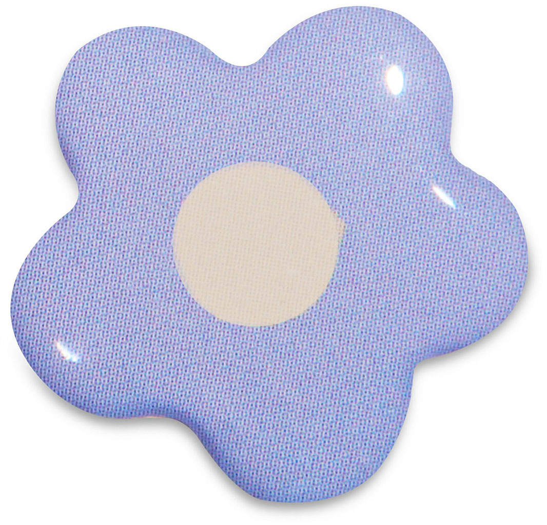 Наклейка VLP 3D фиолетовый цветок