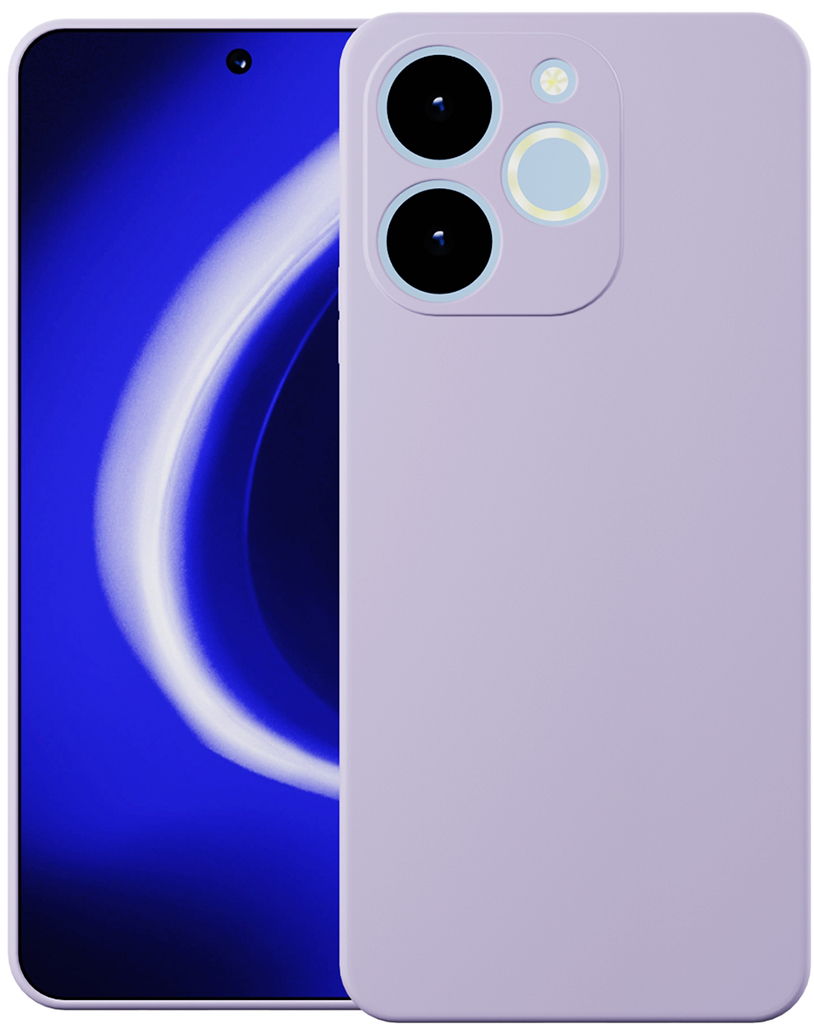 Клип-кейс Krutoff Silicone Case для realme Note 70 Purple