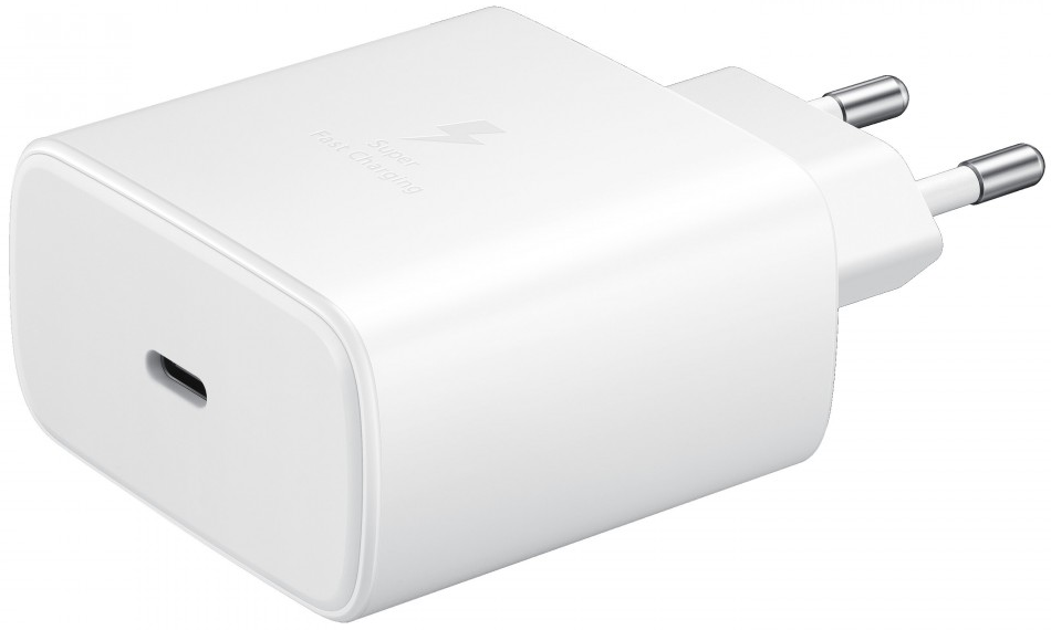 Зарядное устройство Samsung Power Delivery EP-TA845 USB Type-C White белого цвета