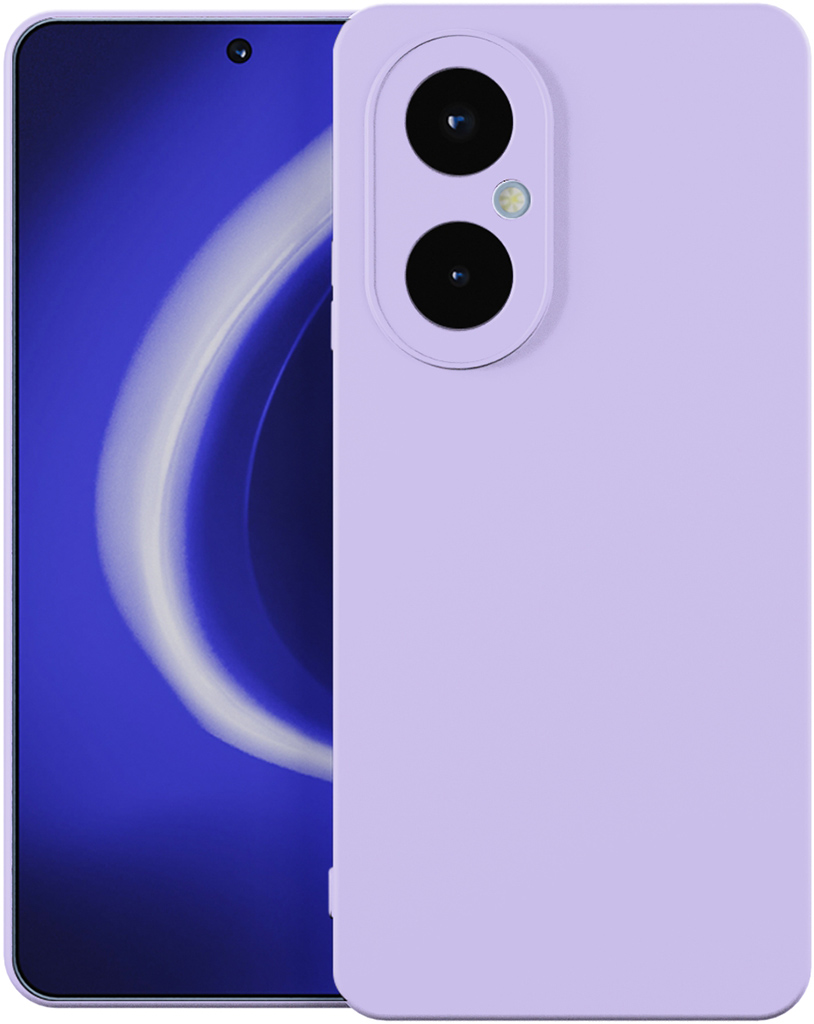 Клип-кейс Krutoff Silicone для HUAWEI Nova Y73 Фиолетовый