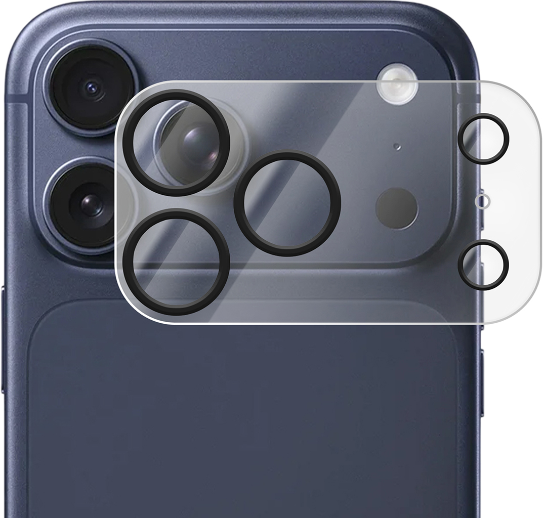 Защитное стекло Krutoff для камер Apple iPhone 17 Pro Max Black 490₽