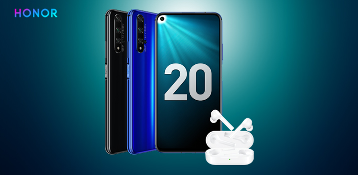 Оформите предзаказ на новый Honor 20 и получите подарок!