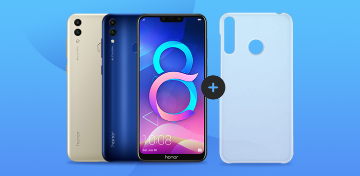 Чехол в подарок со смартфоном Honor 8C!