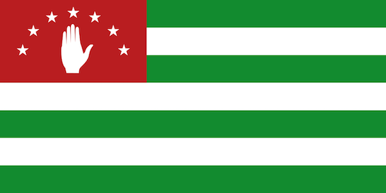 флаг страны abkhazia