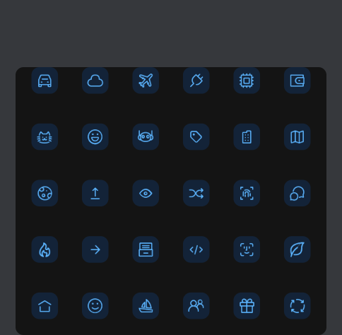 350+ иконок