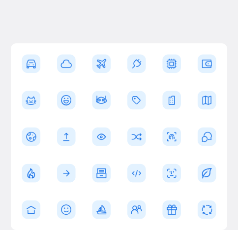 350+ иконок
